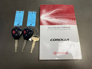 2010 Toyota Corolla S Manual