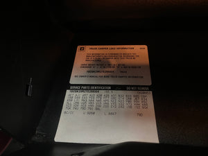 1996 Chevrolet Silverado K2500 Manual Extended Cab