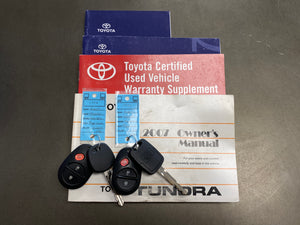 2007 Toyota Tundra Reg Cab 4WD 4.7L