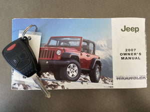 2007 Jeep Wrangler Sahara Manual