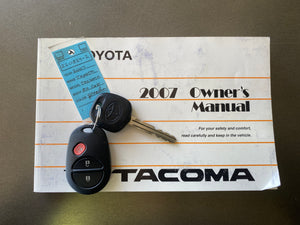 2007 Toyota Tacoma EX Cab 4WD TRD Sport Manual