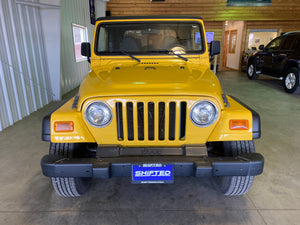 2001 Jeep Wrangler Sport Manual