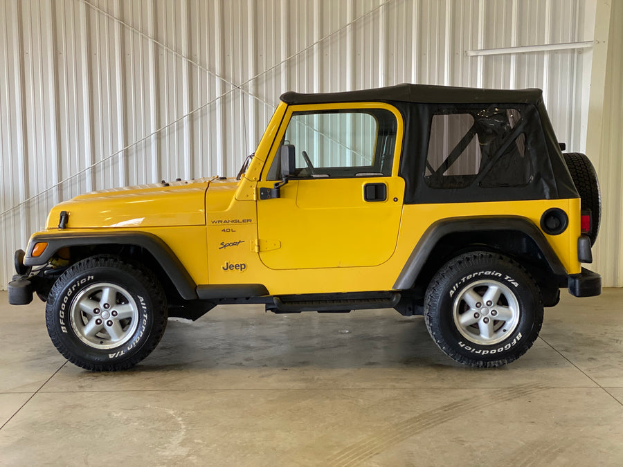 2000 Jeep Wrangler Sport Manual